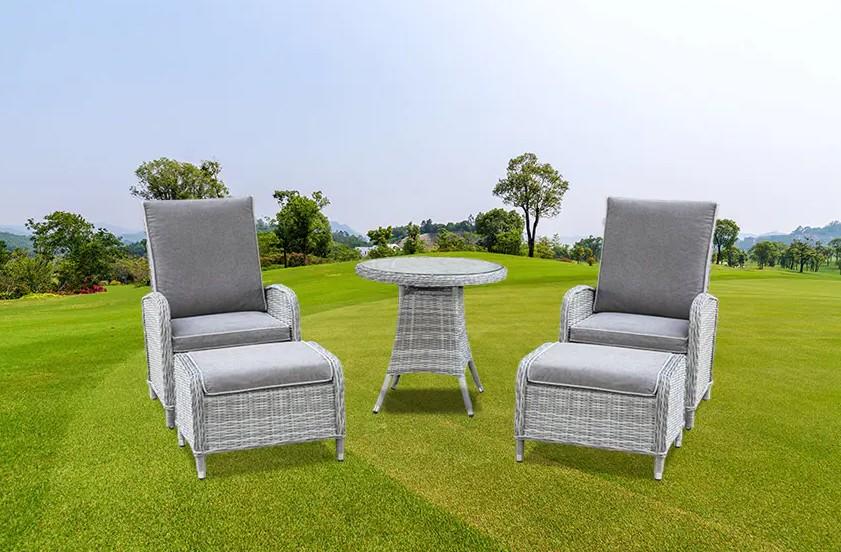 Elevate Your Outdoor Space: The Allure of the 5pcs Reclining Chair Set